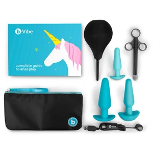 Set Educational Anal Plug B-Vibe Turcoaz Set Educational Anal Plug B-Vibe Turcoaz pe Denysa.ro