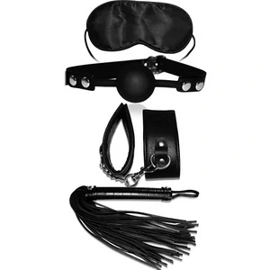 Set Bondage Deluxe Negru Set Jucarii Erotice Bondage Deluxe