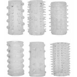 Set Manșoane Red Roses 6buc Transparent Set Manșoane Red Roses 6buc Transparent pe Denysa.ro