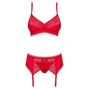 Set Obsessive Jolierose Roșu Set Obsessive Jolierose Roșu pe Denysa.ro