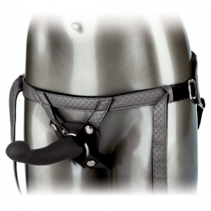 Set Strap-On The Royal Vibrating Negru Set Strap-On The Royal Vibrating Negru pe Denysa.ro