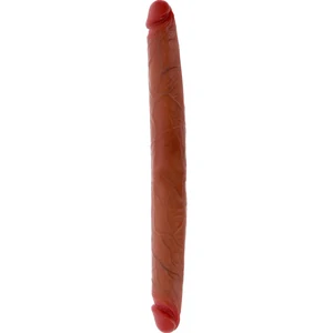 Dildo Realist 40 Cm Silicon Preput Dildo Dublu Capat Cu Preput 40 Cm