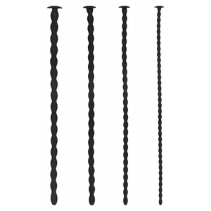 Silicone Spiral Plug Set Advanced Urethral Sounding Negru Silicone Spiral Plug Set Advanced Urethral Sounding Negru pe Denysa.ro