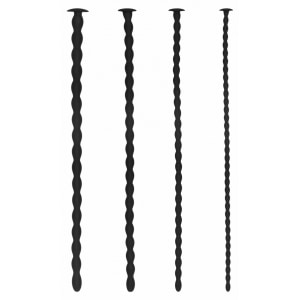 Silicone Spiral Plug Set Advanced Urethral Sounding Negru Silicone Spiral Plug Set Advanced Urethral Sounding Negru pe Denysa.ro