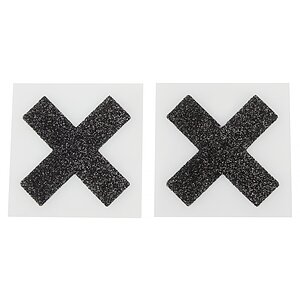 Stickere Pentru Sfârcuri Model X Negru Stickere Pentru Sfârcuri Model X Negru pe Denysa.ro