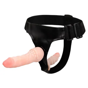 Strap On Dublu Din Tpr Si Silicon Strap On Dublu Female Harness