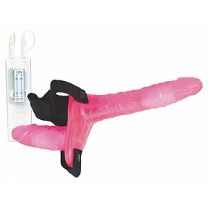 Strap-on Dublu Pentru Femei Joyride Roz Strap-on Dublu Pentru Femei Joyride Roz pe Denysa.ro