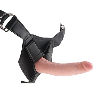 Strap-On Harness 17.8cm Penis Natural