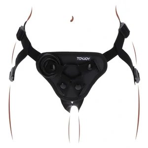 Harness Compatibil Cu Vibratoare Strap-on Harness Negru Toyjoy