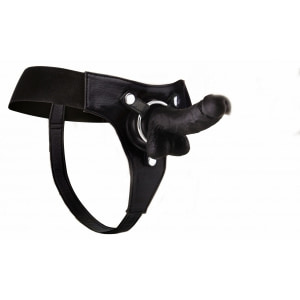 Strap-On Realistic 18cm Negru Strap-On Realistic 18cm Negru pe Denysa.ro