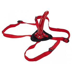 Strap-On Sophia Roșu Strap-On Sophia Roșu pe Denysa.ro