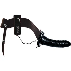 Strap On Vibrații Hollow For Him Or Her Negru Strap On Vibrații Hollow For Him Or Her Negru pe Denysa.ro