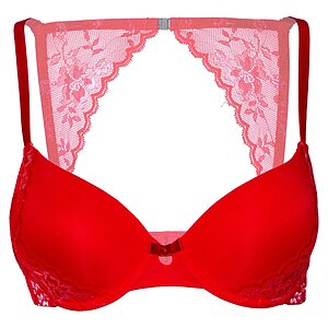 Sutien Daring Intimates Push-up Lace Racerback Roșu Sutien Daring Intimates Push-up Lace Racerback Roșu pe Denysa.ro