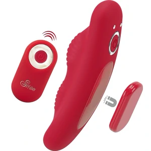 Sweet Smile Vibrator Pentru Chiloți: 10 Moduri, Reîncărcabil Roșu Sweet Smile Vibrator Pentru Chiloți: 10 Moduri, Reîncărcabil Roșu pe Denysa.ro