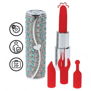 Tiffany Ruj Vibrator 5 Moduri Discret Reîncărcabil Roșu Tiffany Ruj Vibrator 5 Moduri Discret Reîncărcabil Roșu pe Denysa.ro