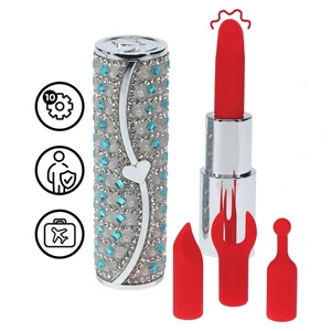 Tiffany Ruj Vibrator 5 Moduri Discret Reîncărcabil Roșu Tiffany Ruj Vibrator 5 Moduri Discret Reîncărcabil Roșu pe Denysa.ro
