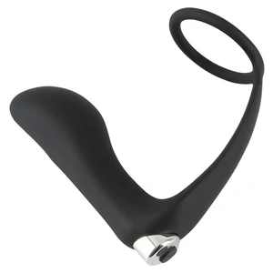 Vibrator Anal Cu Inel Black Velvets Negru Vibrator Anal Cu Inel Black Velvets Negru pe Denysa.ro