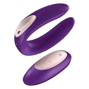 Vibrator Cuplu Partner Plus Cu Telecomandă Mov Vibrator Cuplu Partner Plus Cu Telecomandă Mov pe Denysa.ro