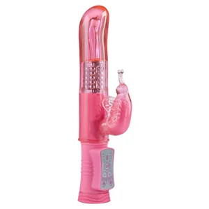Vibrator Happy Hugging Butterfly 22.5cm Roz Vibrator Happy Hugging Butterfly 22.5cm Roz pe Denysa.ro