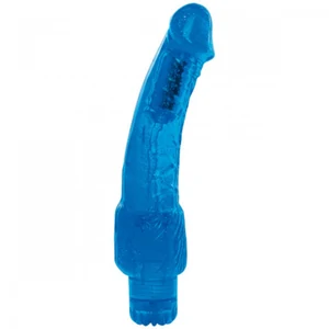 Vibrator Jelly Puzzling Glitter Albastru Vibrator Jelly Puzzling Glitter Albastru pe Denysa.ro