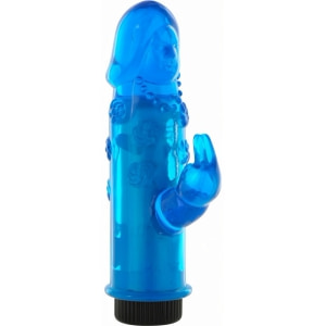 Vibrator Mini Rabbit 14cm Albastru Vibrator Mini Rabbit 14cm Albastru pe Denysa.ro