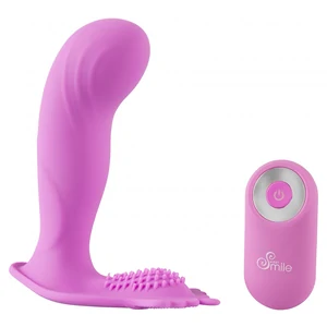 Vibrator Pentru Stimulare Punct G Si Clitoris Vibrator Punct G Panty Sweet Smile Roz