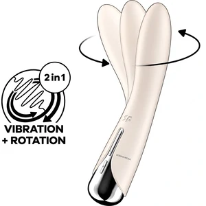 Vibrator Punctul G Satisfyer Spinning Vibe 1 Alb Vibrator Punctul G Satisfyer Spinning Vibe 1 Alb pe Denysa.ro