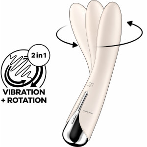 Vibrator Punctul G Satisfyer Spinning Vibe 1 Alb Vibrator Punctul G Satisfyer Spinning Vibe 1 Alb pe Denysa.ro