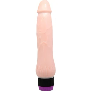 Dildo Cu Cap Flexibil Si Vibratii Vibrator Realist 22.7 Cm Cu Cap Flexibil