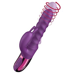 Vibrator Rotativ Cu Împingere Swirl Rabbit Mov Vibrator Rotativ Cu Împingere Swirl Rabbit Mov pe Denysa.ro