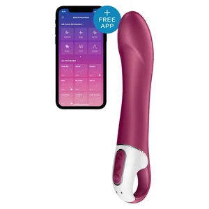 Vibrator Satisfyer Big Heat Vișiniu Vibrator Satisfyer Big Heat Vișiniu pe Denysa.ro