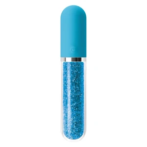 Vibrator Silicon Clasic Stardust Charm Albastru Vibrator Silicon Clasic Stardust Charm Albastru pe Denysa.ro