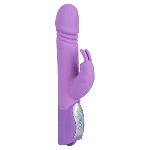 Vibrator Cu Functie Thrust Si Vibratii Multiple Vibrator Iepuras Cu Functie De Impingere Mov