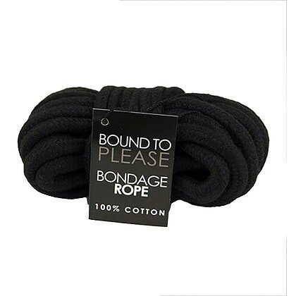 Bound to Please Bondage Rope Negru