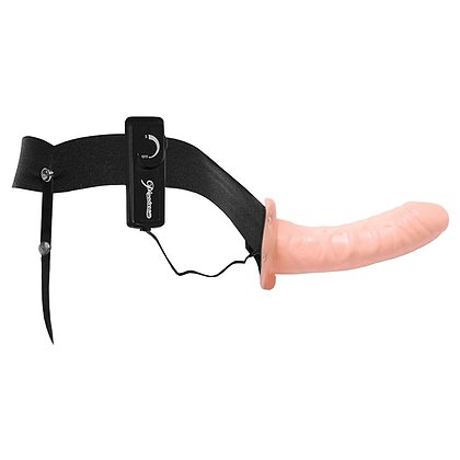 Vibrating Hollow Strap On For Him Or Her Natural